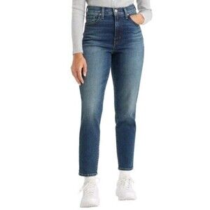 Levi's Women's High-Rise Mom Jean, 31X29, Blue
